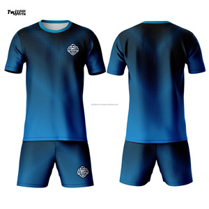 Ensemble de maillots de football en polyester 100% personnalisé OEM Uniforme de football blanc d'entraînement d'équipe pour hommes et enfants avec chaussettes de sport personnalisées - Product Image 4