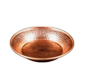 Tazón para Servir Hecho a Mano en Cobre Puro Martillado - Utensilios de Cocina Duraderos y Ecológicos para Fiestas, Diseño Moderno - Product Image 6
