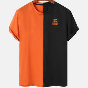 Meilleur fournisseur, prix de gros, t-shirt homme 100% coton tricoté, coupe classique, prix de gros - Product Image 1