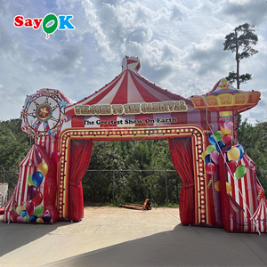 Sayok ngoài trời Tùy Chỉnh Inflatable xiếc vòm lễ hội lối vào Inflatable xiếc Cổng Tò Vò - Product Image 5