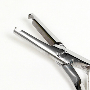 Pince d'extension de cheveux avec poignée bleue antidérapante | Outil professionnel de micro-anneau en acier inoxydable - Product Image 2