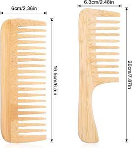 Peigne à cheveux en bois écologique de haute qualité pour une durabilité durable et une coiffure confortable sans causer de casse - Product Image 5
