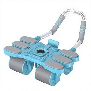 Equipo de Ejercicio Abdominal para Gimnasio en Casa con Diseño de 4 Ruedas y Soporte de Codo con Rebote Automático de Material PP - Product Image 6