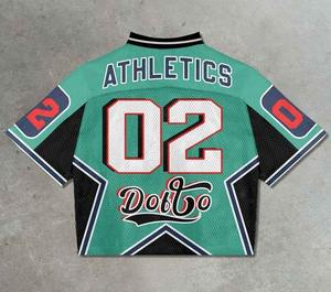 Nueva temporada Low Moq Diseña tu propio jersey de fútbol americano personalizado de fábrica todo sublimación poliéster hombres Boxy Fit Jersey - Product Image 3