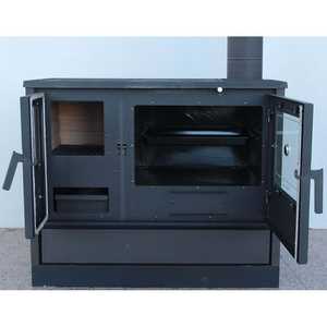 Poêle à bois autoportant DORELLO SOBA noir mat Mf245 pour chauffage intérieur, foyer confortable pour bois de chauffage - Product Image 2