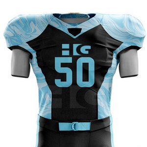 ชุดอเมริกันฟุตบอลสำหรับผู้ใหญ่ ระบายอากาศได้ดี ไซส์ใหญ่พิเศษ สกรีนโลโก้ได้ ผลิตจากโพลีเอสเตอร์ 100% ชุดกีฬา - Product Image 3