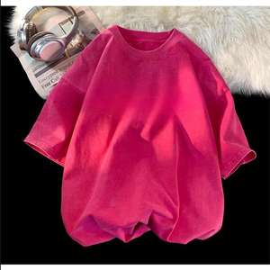 T-shirt en coton tricoté à manches courtes pour hommes Tissu en coton pur OEM T-shirt décontracté personnalisé Tenue d'été confortable - Product Image 4