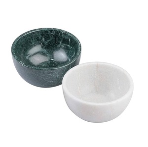 Bol de service en marbre brun de qualité supérieure d'une seule pièce avec une grande qualité Nouveau design standard pour les fêtes emballées dans un carton à faibles taux - Product Image 5