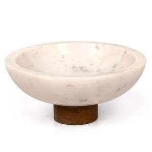 Tazón de Mármol Multiusos de Fabricante Confiable, Apto para Servir en la Cocina, Exhibir Aperitivos y Decoración Moderna del Hogar - Product Image 1