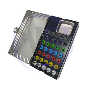 Kit de taladro con tapón de implante médico, 35 Uds., taladros quirúrgicos integrales para colocación de implantes con control de profundidad, compatibilidad Universal - Product Image 1