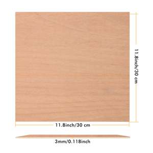 Contrachapado de madera roja de 3 mm (6 piezas) - Product Image 2
