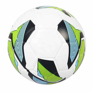 Balón de Fútbol de PU Duradero de Alta Calidad, Tamaño 5, para Interiores, con Logotipo Personalizado, para Entrenamientos y Partidos - Product Image 1