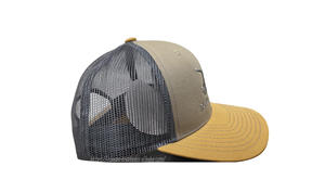 Sombreros de camionero tricolores personalizados para hombres Logo bordado 2D Gorras deportivas de color OEM para ropa informal y al aire libre - Product Image 3