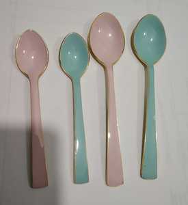 Ensemble de couverts de table de mariage élégant, ensemble de couverts en acier inoxydable avec manche en résine, ensemble de couverts décoratifs indiens faits à la main de qualité supérieure - Product Image 6