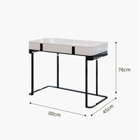 YQ Forever 2022 nouvelle Table de salon de manucure nordique simple Double Table de manucure et ensemble de chaises