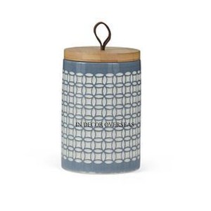 Most Fancy Unique Designer Enamel Finished Top Quality Metal Round Shape Food & <b>Other</b> Items Storage Boxes With Wooden Top Lid - Product Image 3