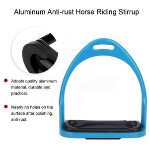 Venta al por mayor de estribos para montar a caballo de acero inoxidable 100% nuevos estribos ecuestres impermeables duraderos de tipo occidental de alta calidad a la venta - Product Image 4