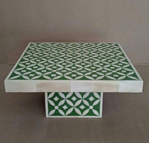 Luxury Bone and Mother of Pearl Inlay Eco-Friendly Handmade <b>Cake</b> <b>Stand</b> Exquisite Home Decor Wholesale - Product Image 4
