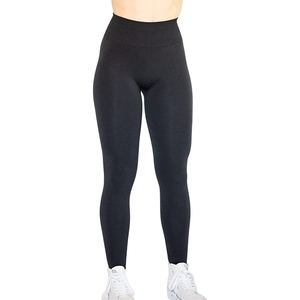 Pantalones de Gimnasio de Cintura Alta con Corte Bootcut para Mujer, Leggings Deportivos Elásticos y Suaves, Leggings de Yoga con Abertura Lateral, Pantalones de Entrenamiento Ajustados y Acampanados - Product Image 6