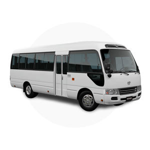 Bus Toyota Coaster d'occasion, 2x diesel, climatisation, moteur japonais, montagnes russes, passagers, conduite à gauche/droite, 100% parfaitement fonctionnel, sans accident - Product Image 4