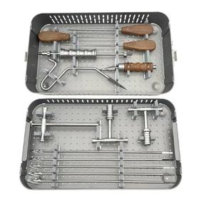 Juego de Instrumentos Quirúrgicos Ortopédicos de Acero Inoxidable Autoblocantes para Clavos Intramedulares Manuales de Alta Calidad - Product Image 1