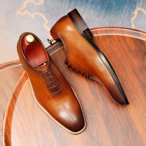 รองเท้าหนังแท้สำหรับธุรกิจ พื้นกันลื่น ซับในระบายอากาศ รองเท้าทางการสำหรับผู้ชาย รองเท้าทำงาน - Product Image 2