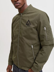 Chaqueta Bomber de Invierno para Hombre, Color Sólido, Cierre Completo, Calidad Premium, Ligera, el Mejor Producto en AKO - Product Image 5