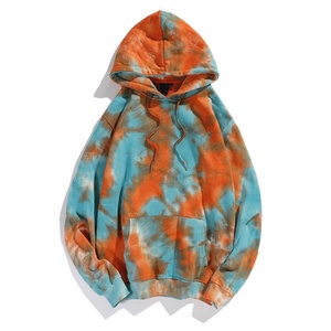 Sweat à capuche pour homme en molleton français tie-dye personnalisé, qualité supérieure, pull en coton tie-dye, sweat à capuche oversize pour homme - Product Image 4