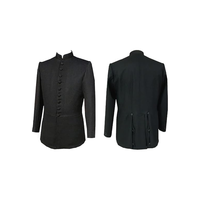 Manteau long réversible pour homme, style Chevalier Templier et Maçonnique, coupe slim, en toile respirante et à séchage rapide, avec fourrure, Grey Goose