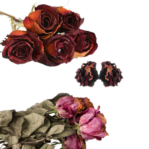 Pétales de rose biologiques séchés comestibles en vrac pour le thé, fleurs naturelles séchées, qualité export, pétales de rose respirants, idéal pour les cadeaux - Product Image 1