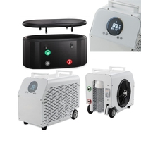 Baignoire de récupération à froid en acier inoxydable avec pompe automatique et filtre de refroidissement pour athlètes, usage commercial et extérieur