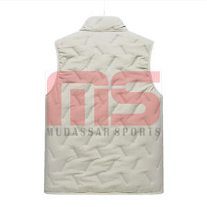 Custom Made Breathable Body <b>Warmer</b> <b>Men's</b> Outdoor Quilted Puffer Vest Warm Sleeveless Winter Gilet Waterproof Windproof Jacket - Product Image 2