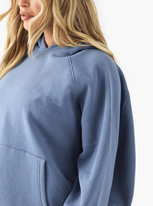 Heavyweight 100% Cotton Oversized Pullover Women's Hoodies Streetwear Custom DTF Printed Front Breathable Baggy Eco-Friendly - Product Image 5