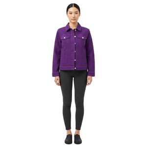 Chaqueta Vaquera Casual para Mujer, Primavera-Otoño, Multicolor Sólido, Manga Tres Cuartos, Estilo Desgastado, Tallas Disponibles - Product Image 3