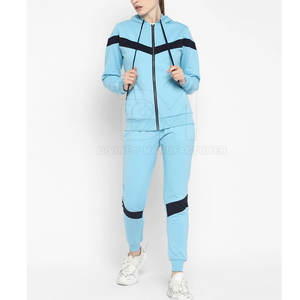 ชุดกีฬาขนแกะยาวของผู้หญิงชุดวอร์มแบบมีซิปตกแต่งมาใหม่ - Product Image 6