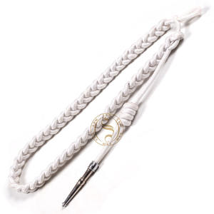 Aiguillette regimiento Wehrmacht gris Aiguillette al por mayor de color gris personalizado hombro Aiguillette para uniformes - Product Image 3