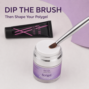 Liquide de lissage professionnel pour gel à ongles 50ml, sans HEMA ni TPO, avec pinceau de contrôle pour extension et mise en forme, usage en salon - Product Image 4