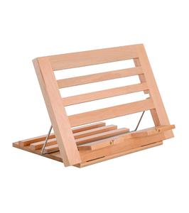 Hampton grande table en bois chevalet support de livre de cuisine texte livre tablette repos Premium bois de hêtre-inclinaison réglable 2 rabattable - Product Image 1