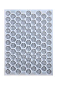 Half Sheet Mold Vector mold Silicone <b>Round</b> Pie Breaker Gummy <b>Tray</b> for Starch Free Confectionery and Gummy Batch Production - Product Image 5