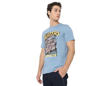 T-shirts pour hommes imprimés avec logo personnalisé 100% coton coupe ample Style décontracté sérigraphie en soie conception vierge tissu peigné - Product Image 1