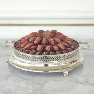 Stylish Luxury Metal Silver <b>Chocolate</b> Tray Crafted For Displaying <b>Chocolates</b> And Enhancing Table Presentation From India - Product Image 1