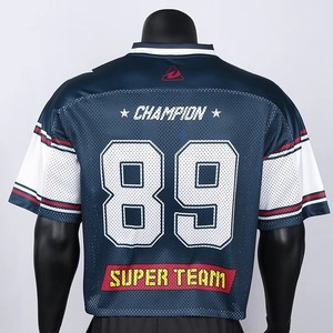 เสื้อเจอร์ซีย์แฟนสั่งทำเสื้อตัวสั้นเสื้อยืดแนวสตรีทเสื้อแฟนๆแนวสตรีทเสื้อตัวสั้นแบบสั่งทำสำหรับผู้ที่ชื่นชอบกีฬามีสไตล์ - Product Image 2