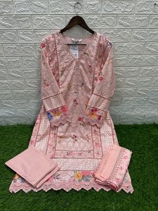 ชุดผ้าคอตตอนเนื้อนิ่มผ้าจอร์เจียแบบเย็บปักตามลำดับชุดโดย Fab Zone ล่าสุด - Product Image 3