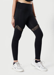 Vente en gros de vêtements de forme pour femmes grande taille Leggings de compression noirs amincissants sans couture - Product Image 2