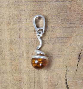 Bijoux de pierres précieuses d'ambre pour femmes Bijoux pendentifs en argent style bohème Bijoux en argent sterling 925 Tendance Pendentif fait main Cadeau - Product Image 3