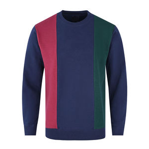 Sweat-shirt Hip Hop personnalisé et décontracté pour hommes pull surdimensionné à col ras du cou pull-over chaud à la mode tricoté pour l'extérieur haut OEM - Product Image 1