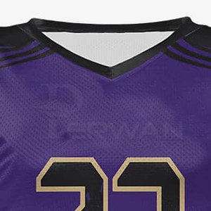 Diseña Tu Propia Camiseta de Fútbol Americano, MOQ Bajo, Ropa Deportiva de Manga Corta, Transpirable y Cómoda, 100% Poliéster, Nueva - Product Image 5