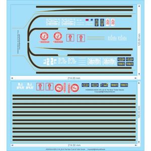 Calcomanías de matrícula de coche modelo impresas personalizadas NSW diseño estándar 1/25 a escala 1/160 pegatinas de vinilo blanco al mejor precio - Product Image 2