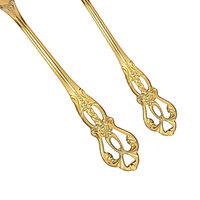 Ensemble de couverts de mariage réutilisables, personnalisés, dorés, de luxe, de haute qualité, durables, en acier inoxydable, portables et légers