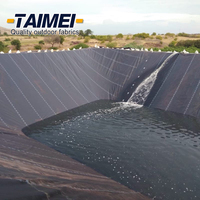 Géomembrane EPDM 1,2 mm, 1,5 mm, barrière d'eau pour poissons koï, résistante à l'eau, revêtement en caoutchouc imperméable pour piscine, étang, décharge, ferme piscicole
